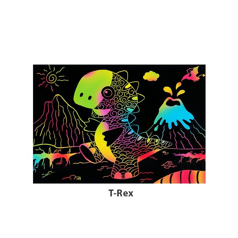 scratch-art-zentangle-awesome-dino-06 scratch-art-zentangle-awesome-dino-06