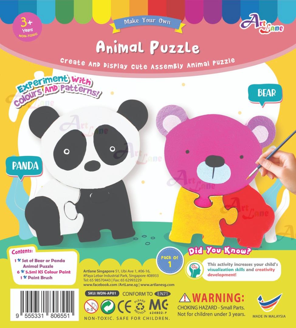Animal Puzzle – Panda Animal Puzzle – Panda