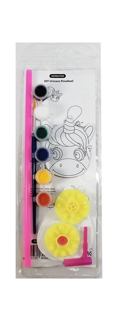 Pin Wheel – Unicorn Packaging Back View