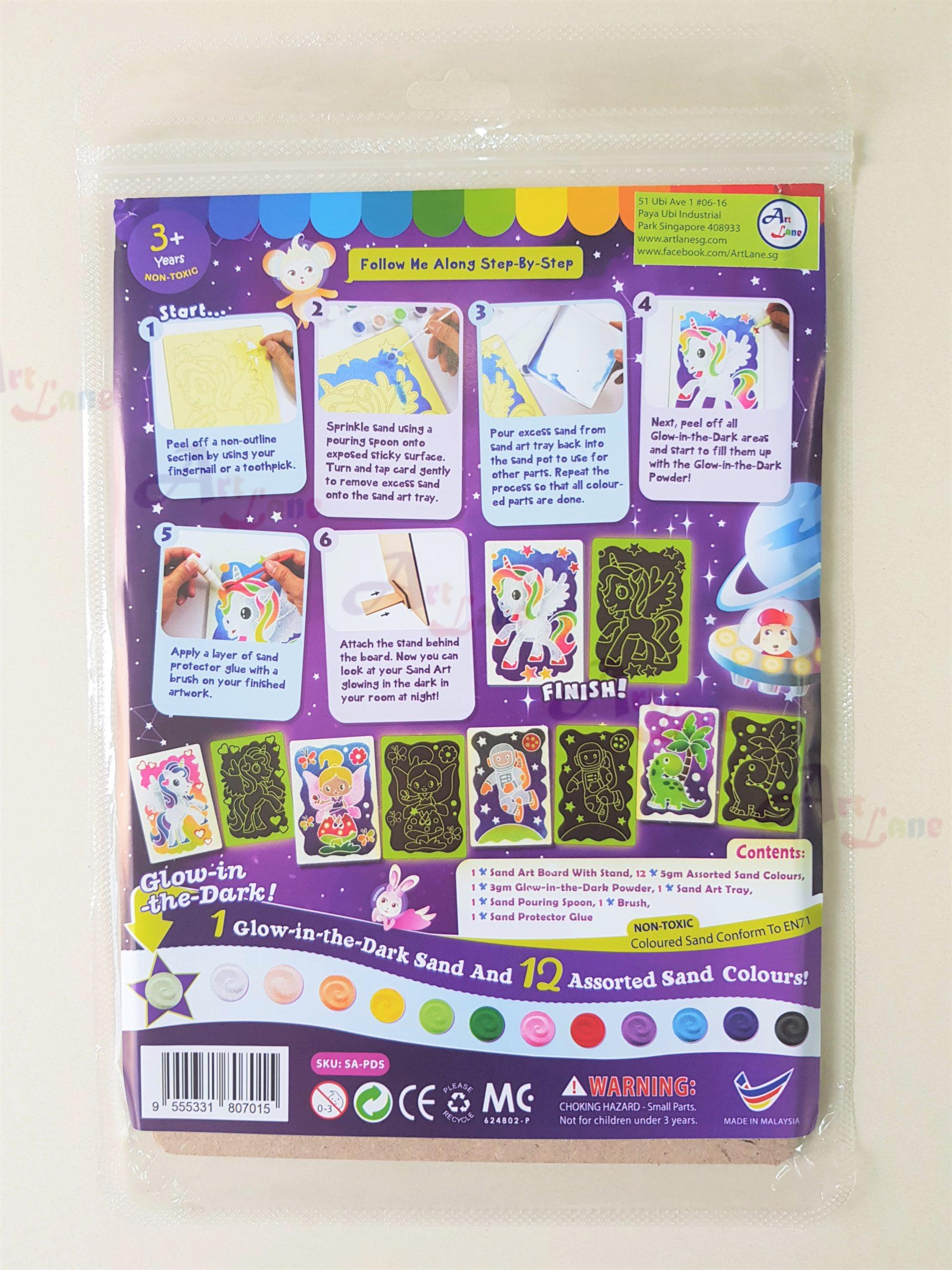 Glow-in-the-dark-Package rear