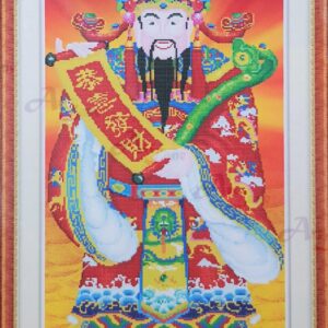 Partial Round Diamond Art 54cmx90cm (No Frame) – H0051 恭喜发财如意