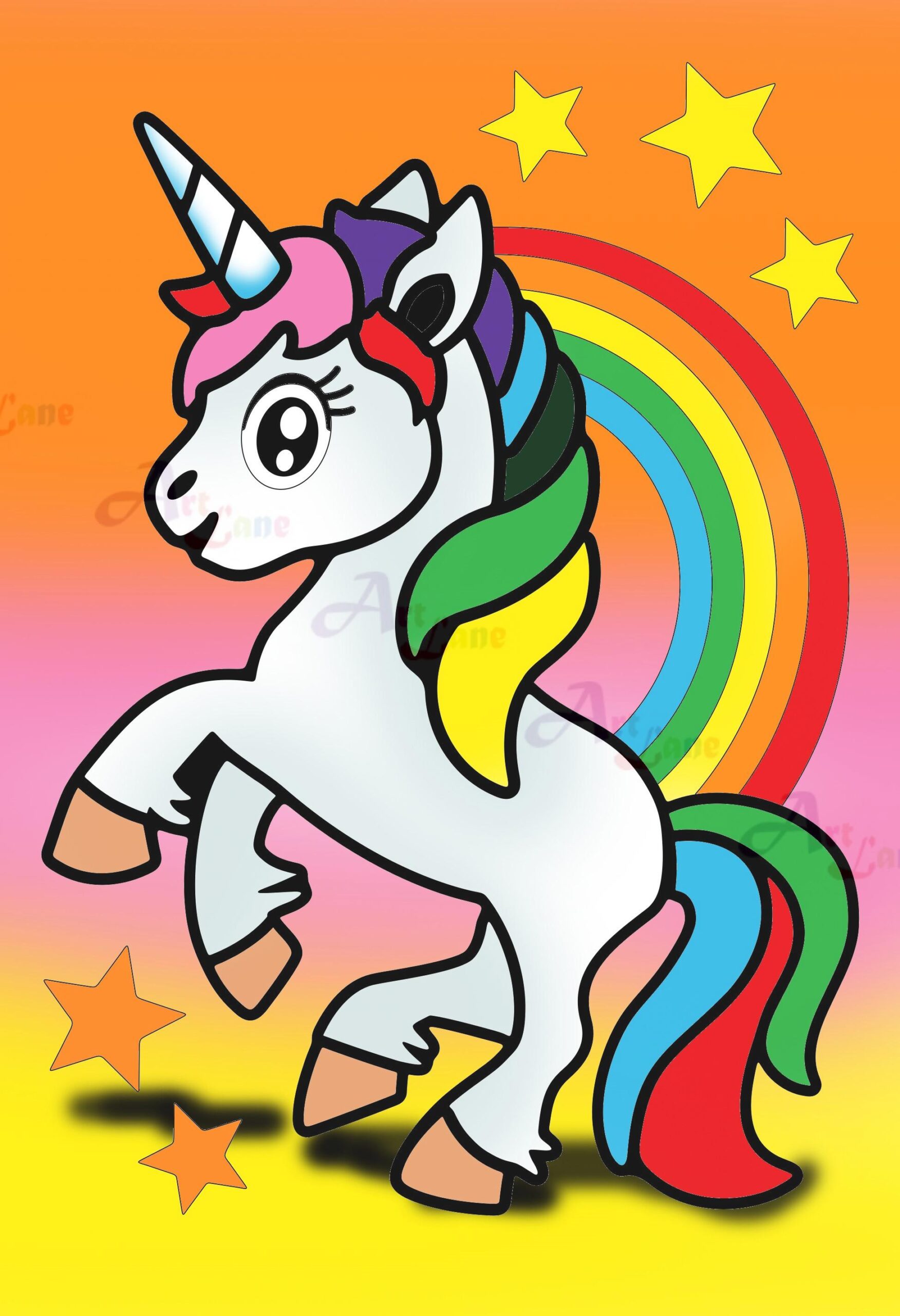 P3-SandArt-Unicorn with watermark