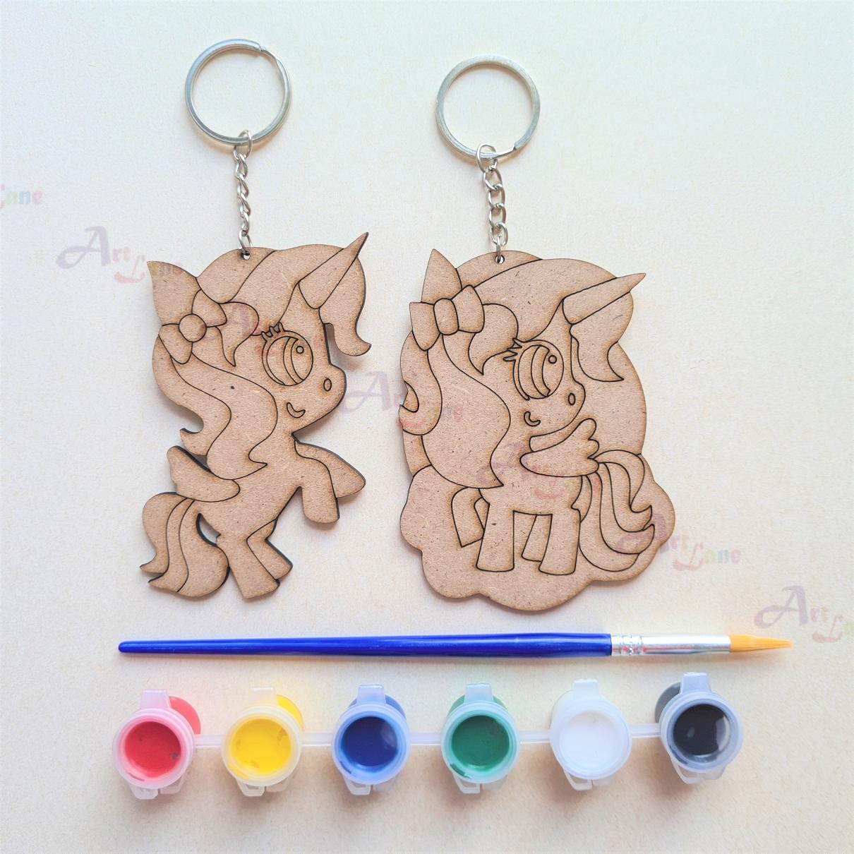 Unicorn Keychain Painting Tools