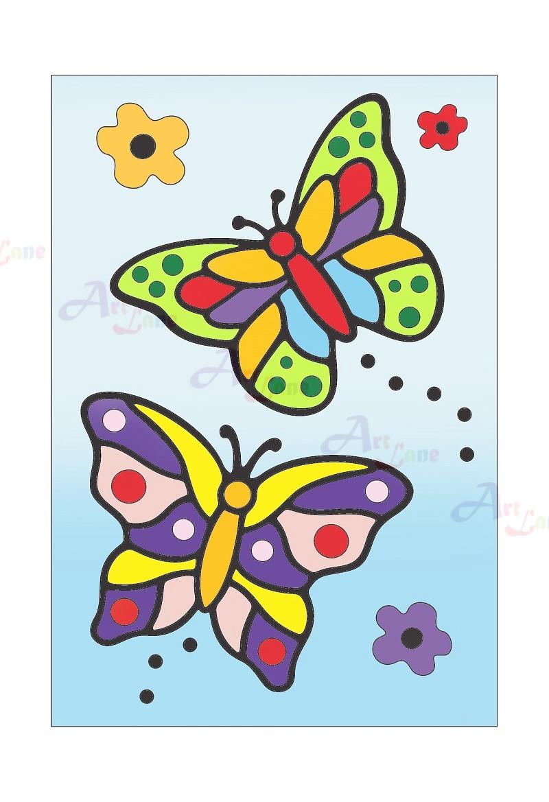 Sand-art-Butterflies with watermark