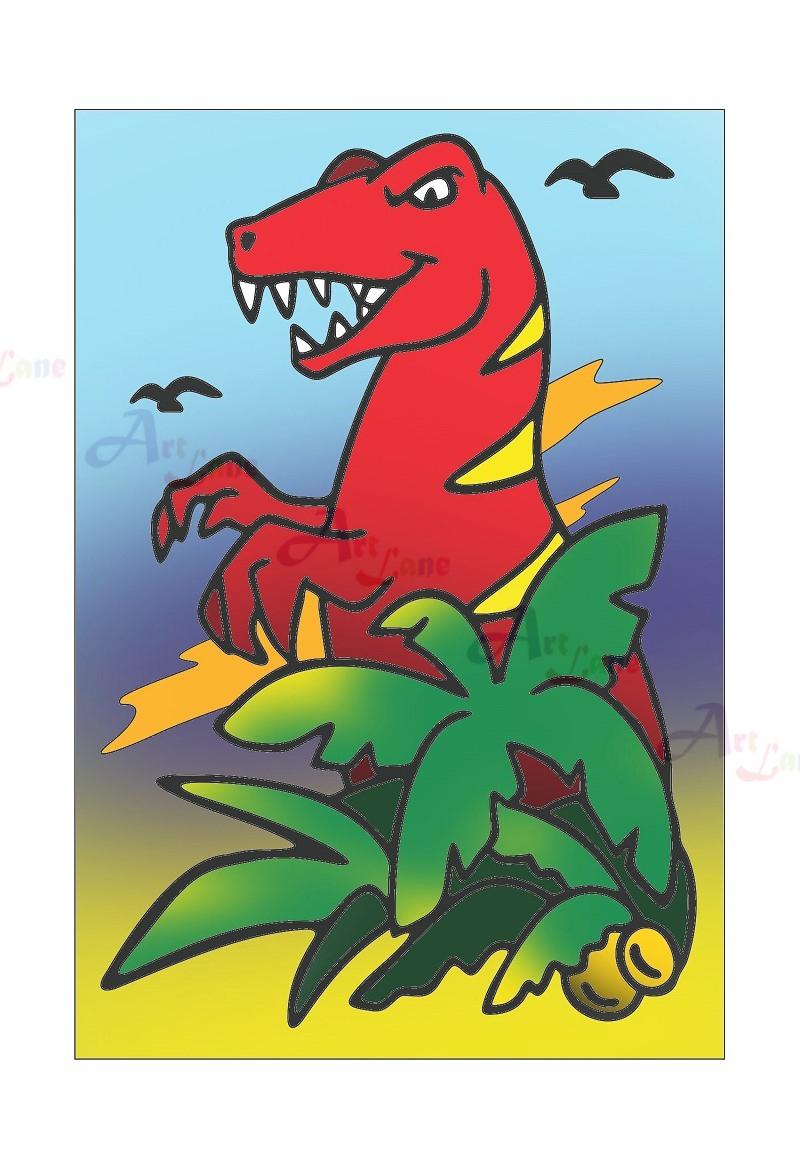 Sand-art-Dino-2 with watermark