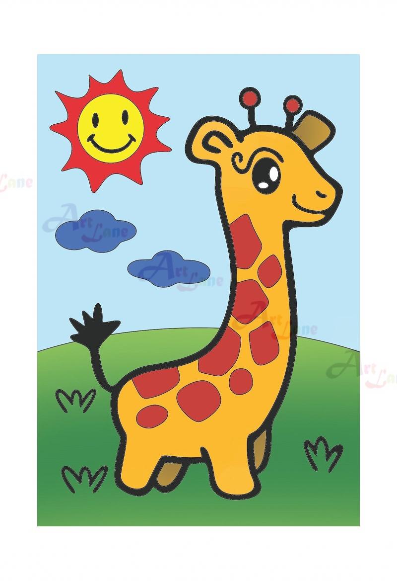 Sand-art-Giraffe with watermark