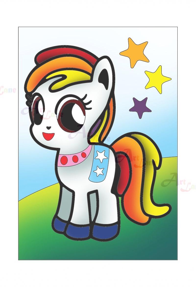 Sand-art-Pony-1 with watermark
