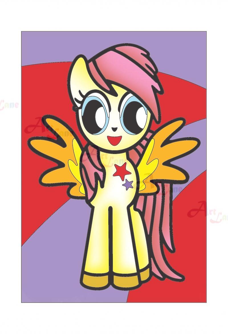 Sand-art-Pony 2 with watermark