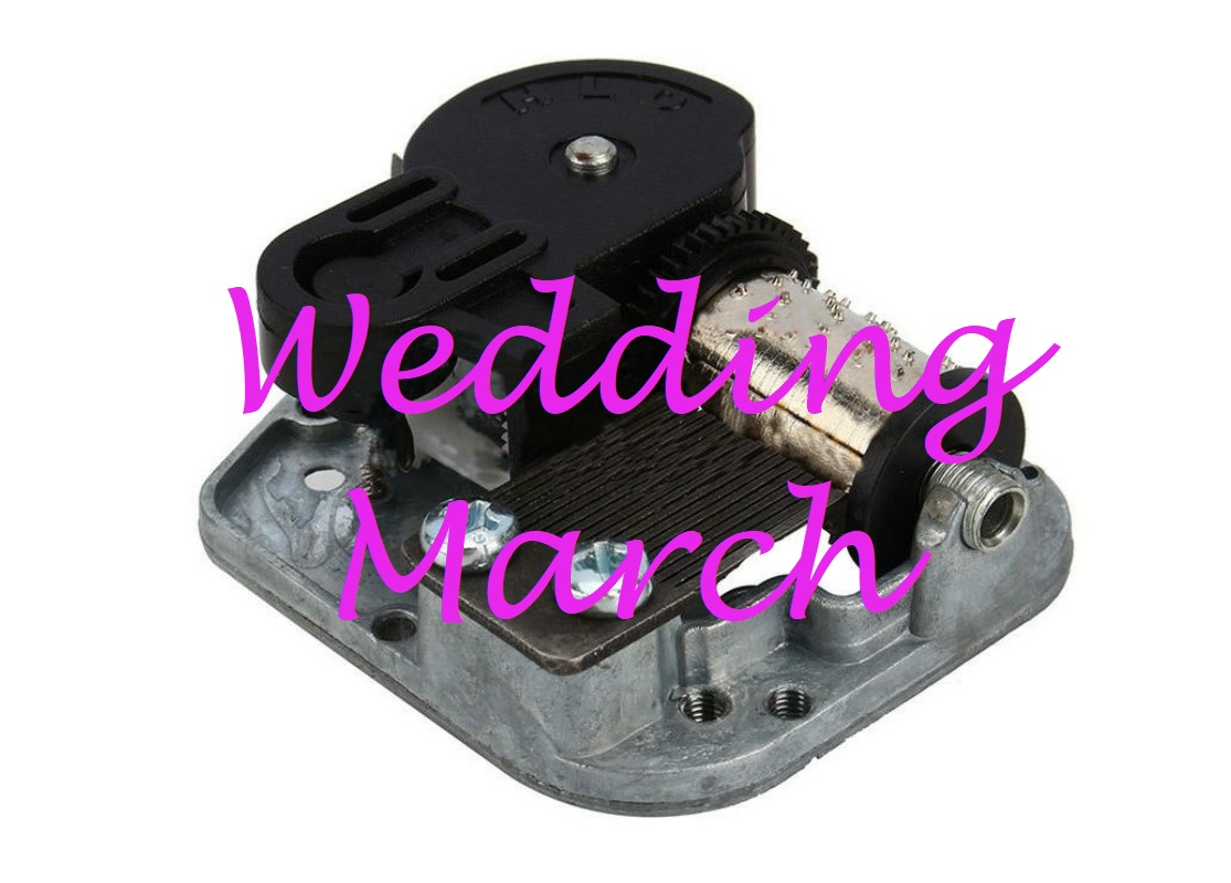 Wind Up Musical Box Top (Wedding March)