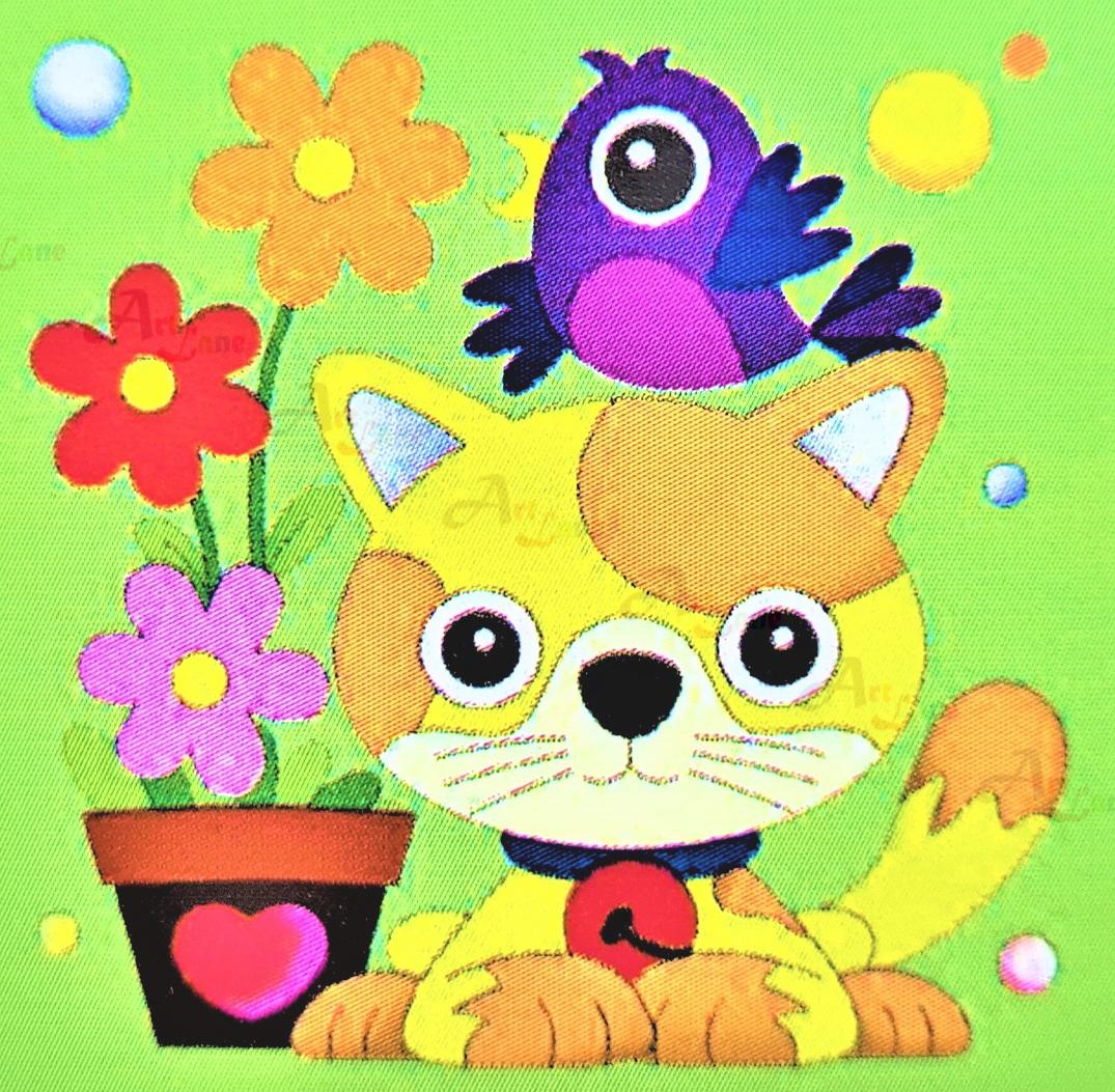 Cat-with-Flower with watermark