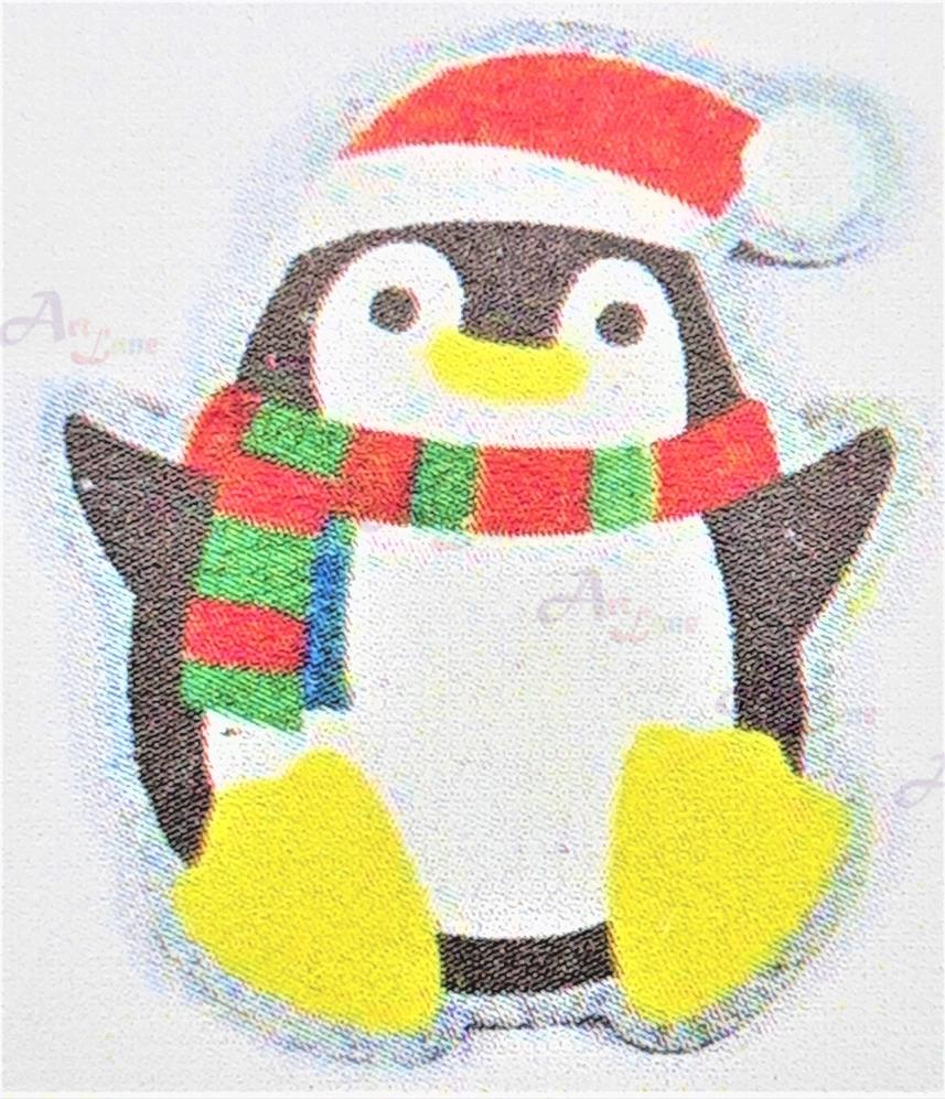 Sandart Christmas Board – Penguin with watermark