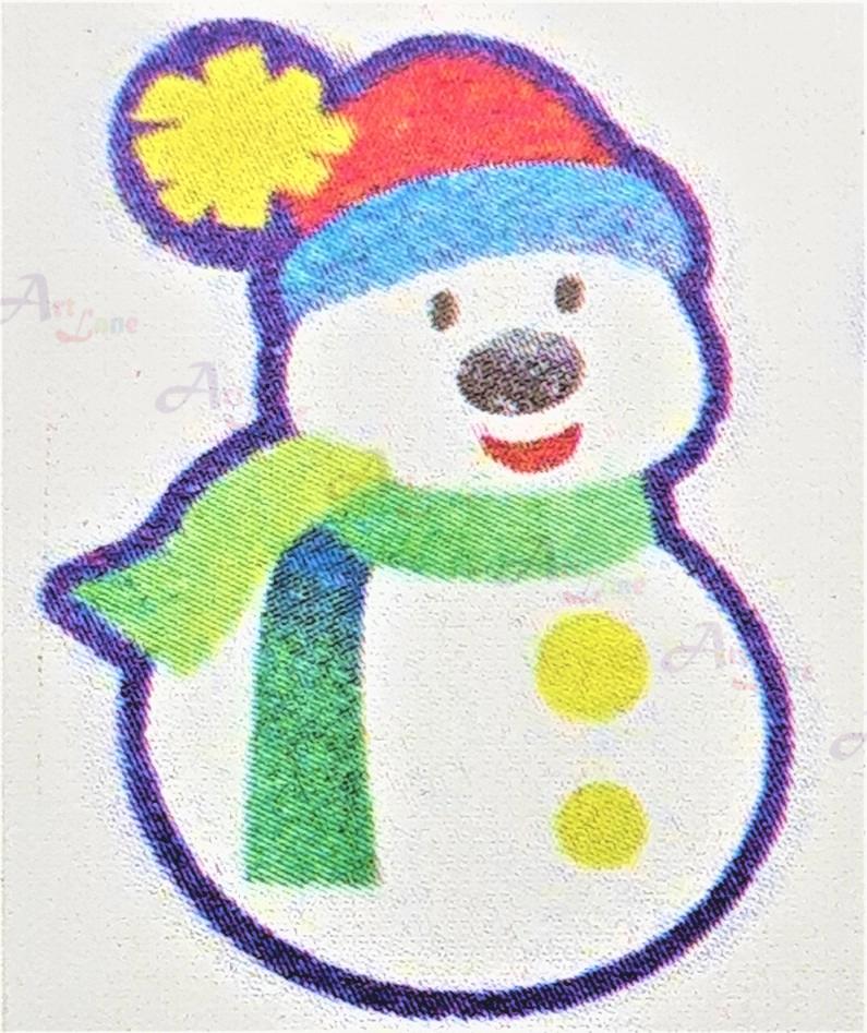 Sandart Christmas Board – Snowman with watermark