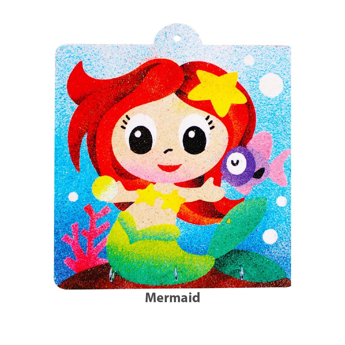 sand-art-key-hanger-board-Mermaid