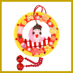 Foam Clay Wind Chime - Girl On Moon