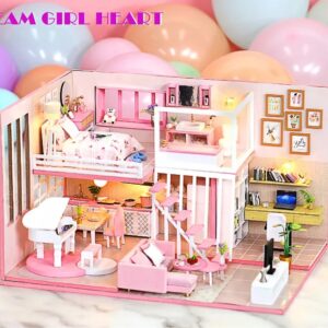 DIY Miniature Toy House - Dream Girl Heart (K-047)